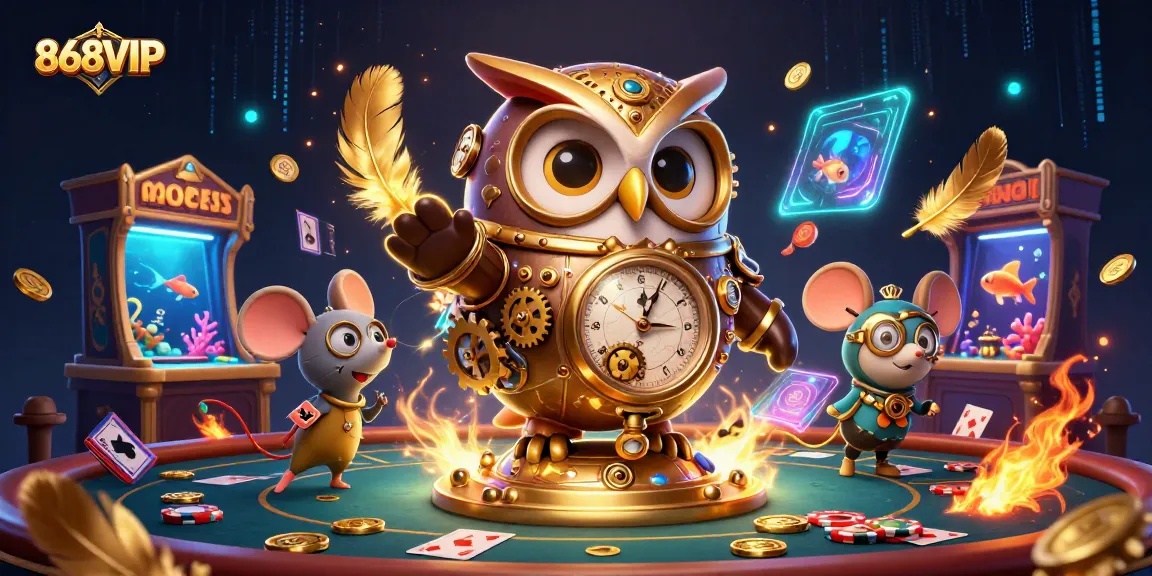 Engage with 868VIP's thrilling casino experience featuring dynamic gaming elements and engaging characters.