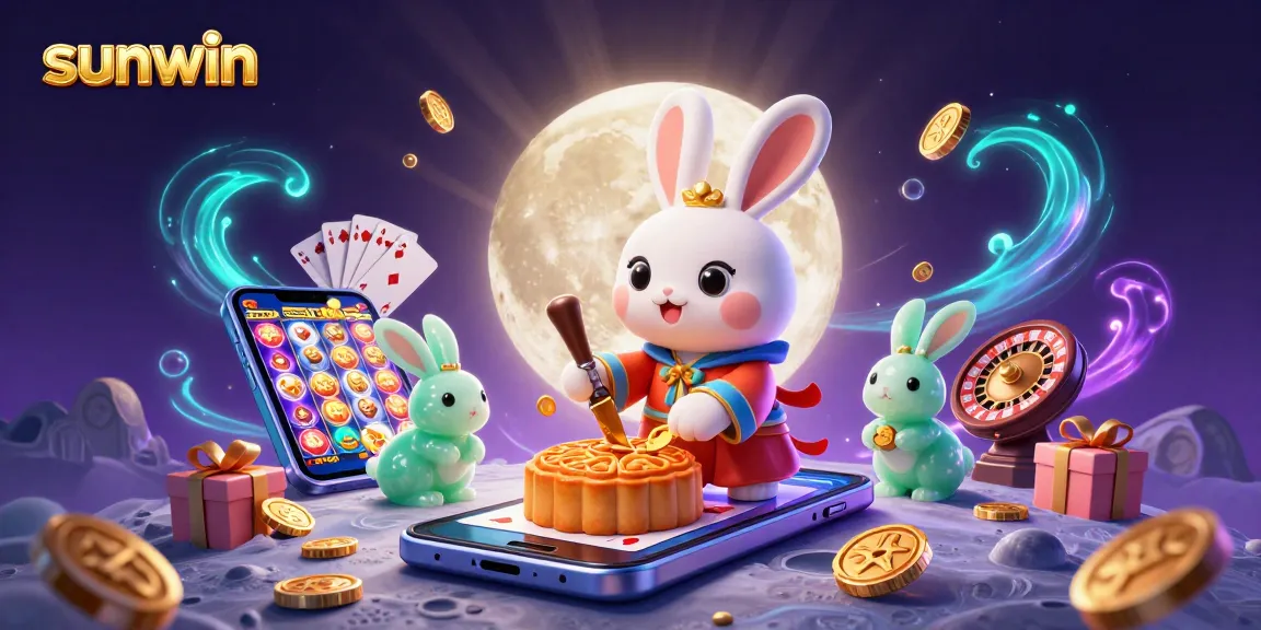 Experience the thrilling games at sunwin, featuring vibrant casino elements and engaging characters.