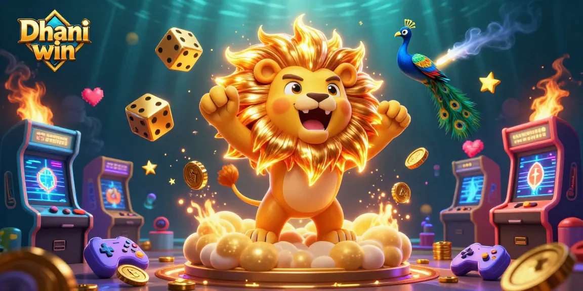 Dhani win offers exciting gameplay and fast rewards in a vibrant casino-themed scene.