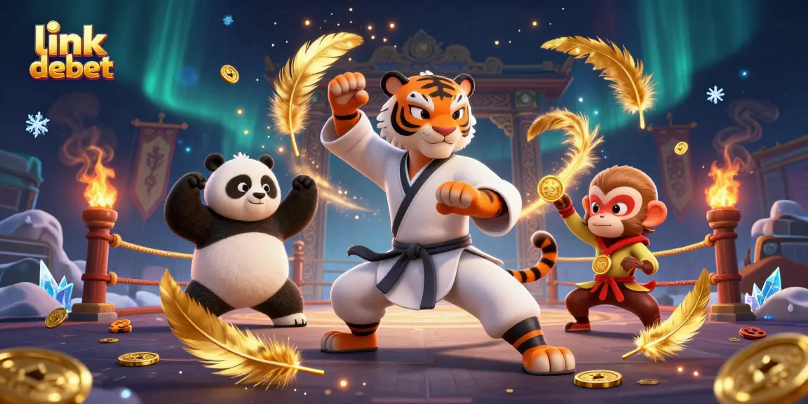 Engage with link debet by exploring the thrilling atmosphere of a kung fu-themed casino scene.